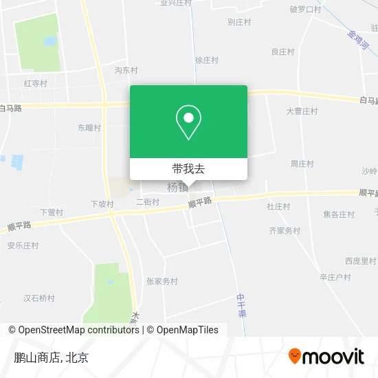 鹏山商店地图