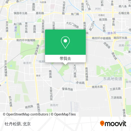 牡丹松荫地图