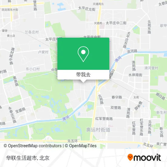 华联生活超市地图