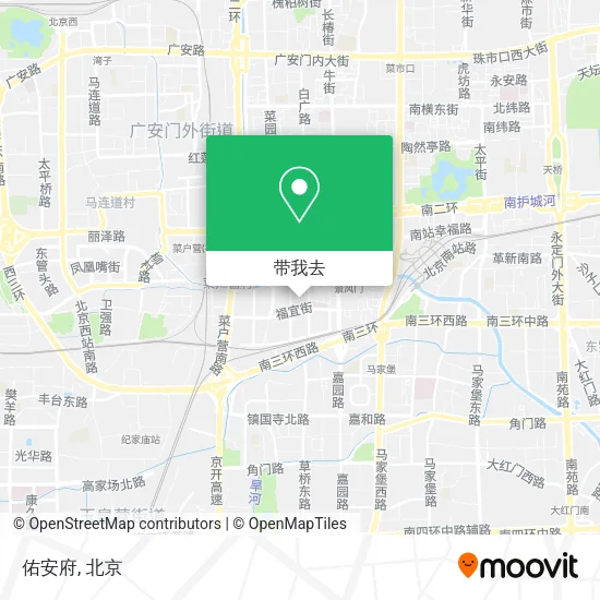 佑安府地图