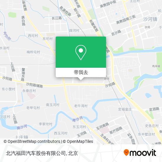 北汽福田汽车股份有限公司地图