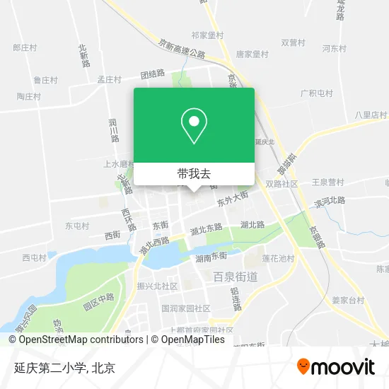 延庆第二小学地图