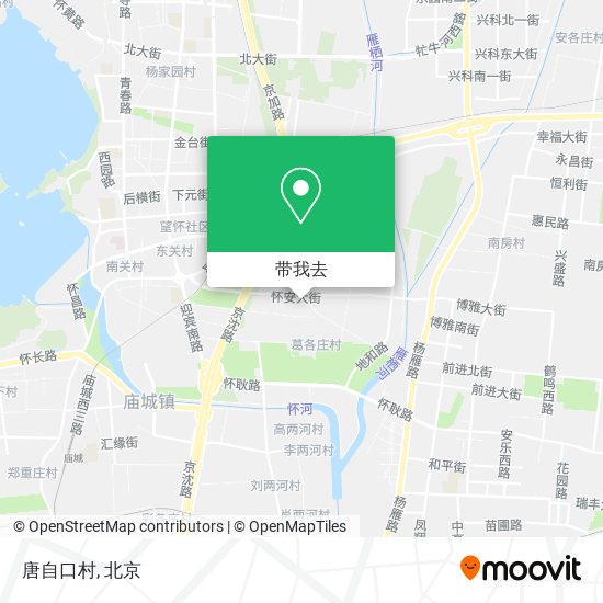 唐自口村地图