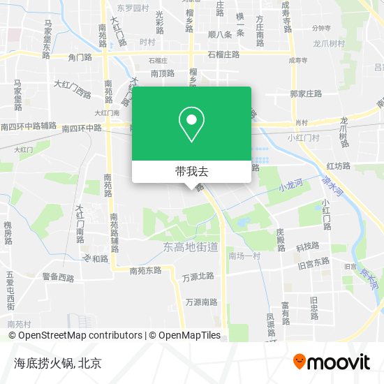 海底捞火锅地图