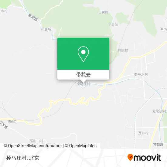 拴马庄村地图