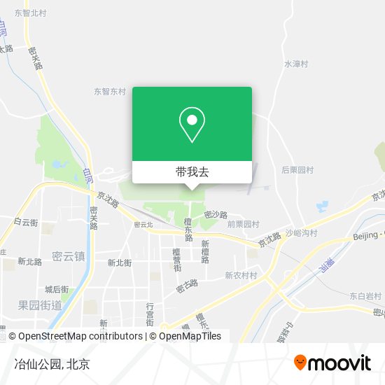 冶仙公园地图
