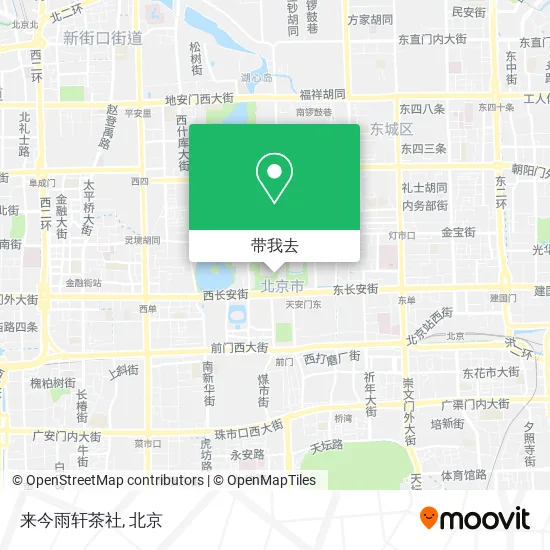 来今雨轩茶社地图