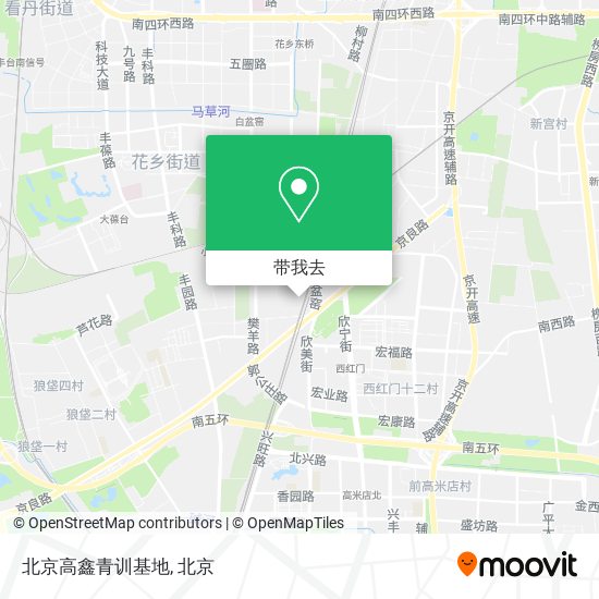 北京高鑫青训基地地图