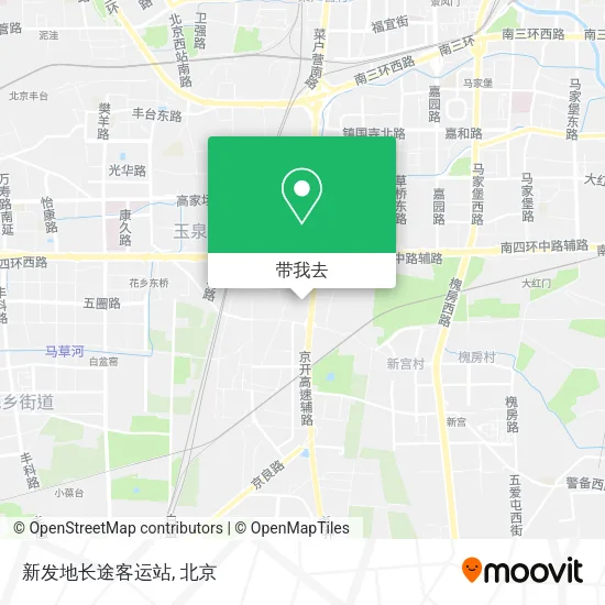 新发地长途客运站地图