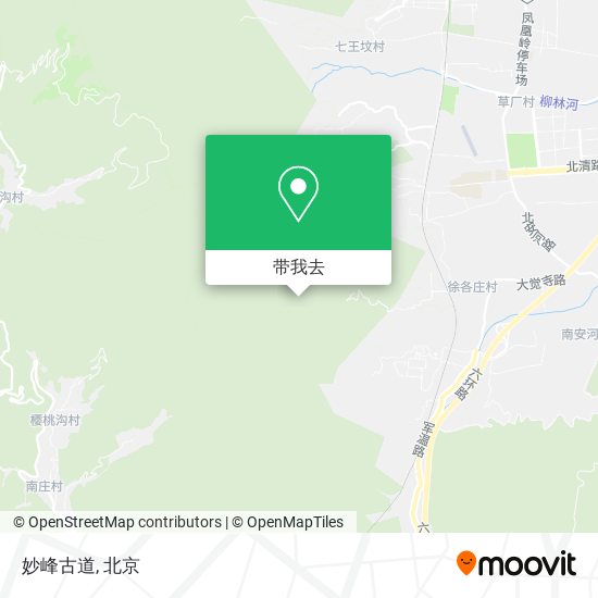 妙峰古道地图