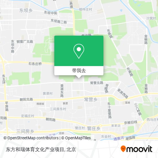 东方和瑞体育文化产业项目地图