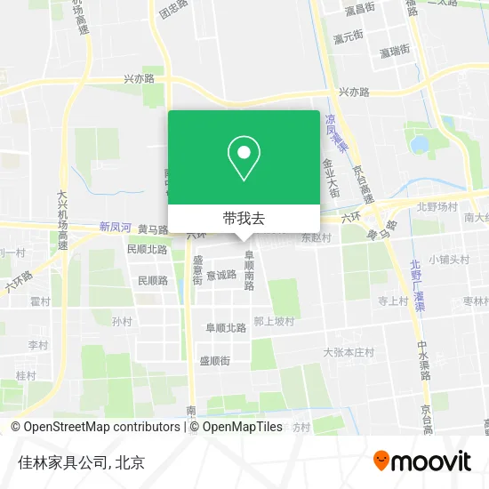 佳林家具公司地图