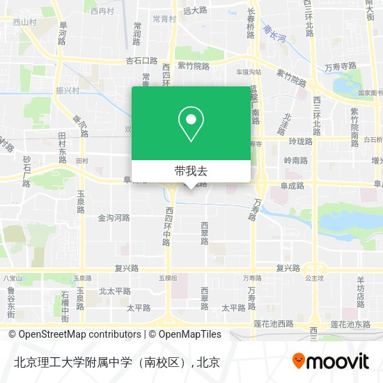 北京理工大学附属中学（南校区）地图