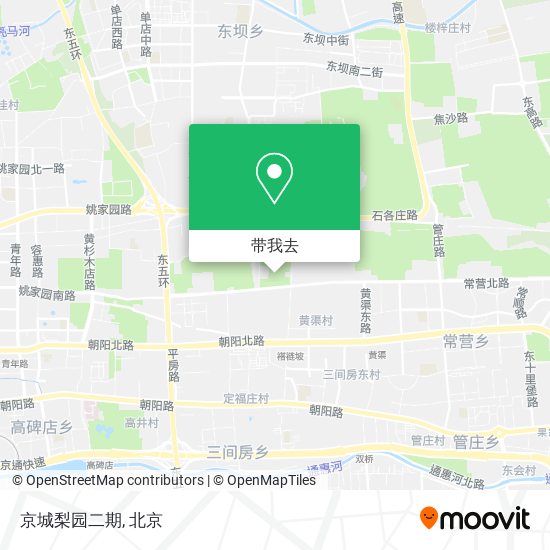 京城梨园二期地图