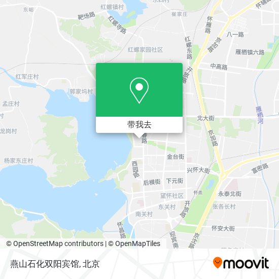 燕山石化双阳宾馆地图