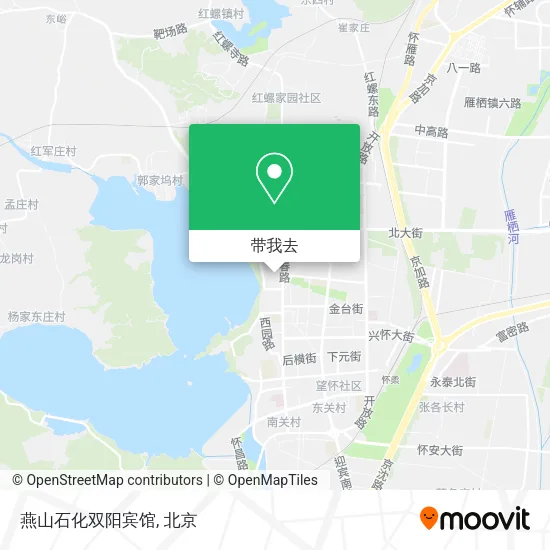 燕山石化双阳宾馆地图
