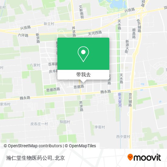 瀚仁堂生物医药公司地图