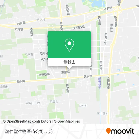 瀚仁堂生物医药公司地图