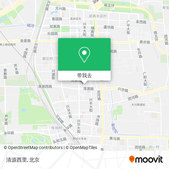 清源西里地图