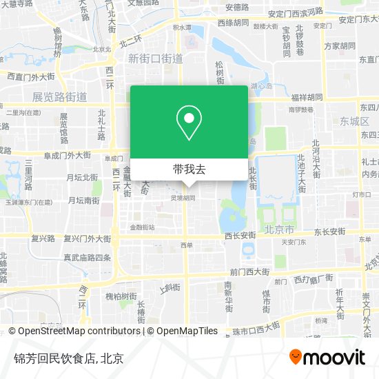 锦芳回民饮食店地图