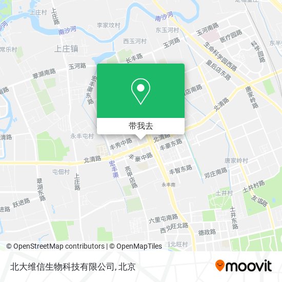 北大维信生物科技有限公司地图