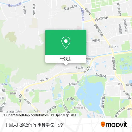 中国人民解放军军事科学院地图