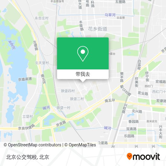 北京公交驾校地图