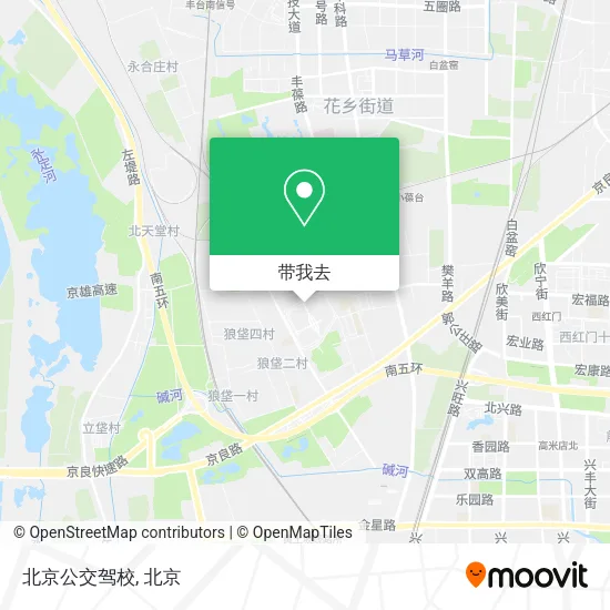 北京公交驾校地图
