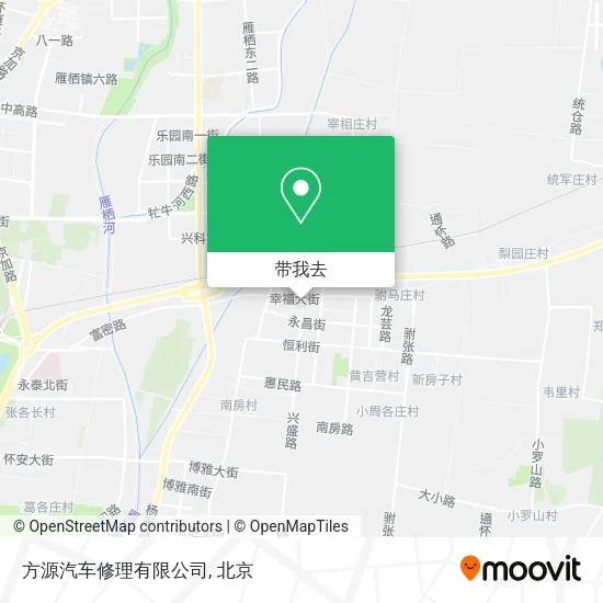 方源汽车修理有限公司地图