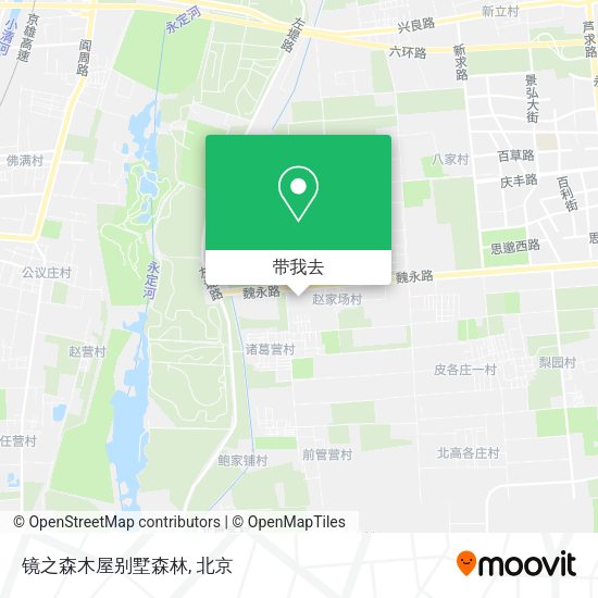 镜之森木屋别墅森林地图