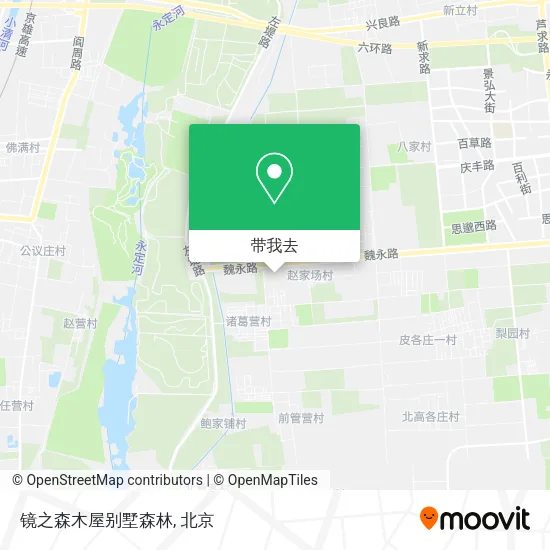 镜之森木屋别墅森林地图