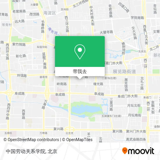 中国劳动关系学院地图