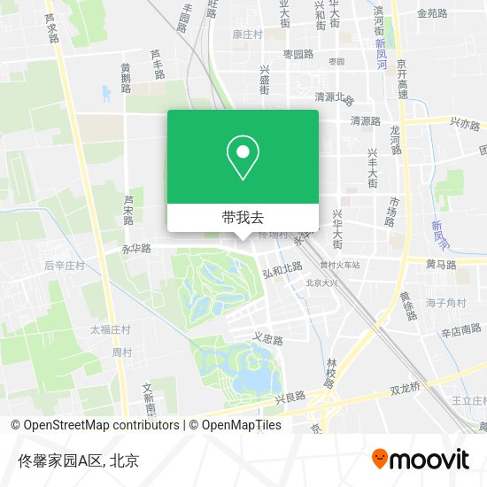 佟馨家园A区地图