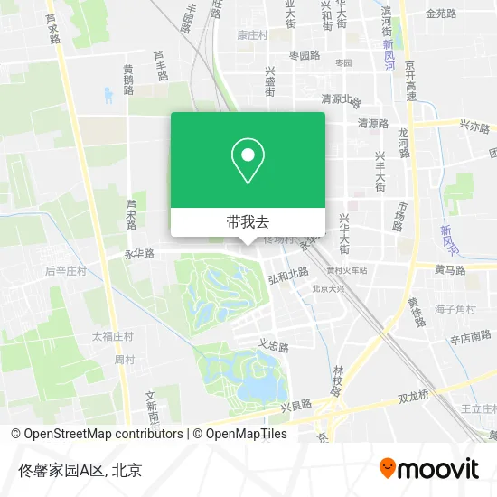 佟馨家园A区地图