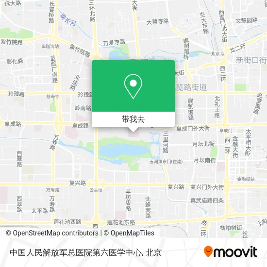 中国人民解放军总医院第六医学中心地图