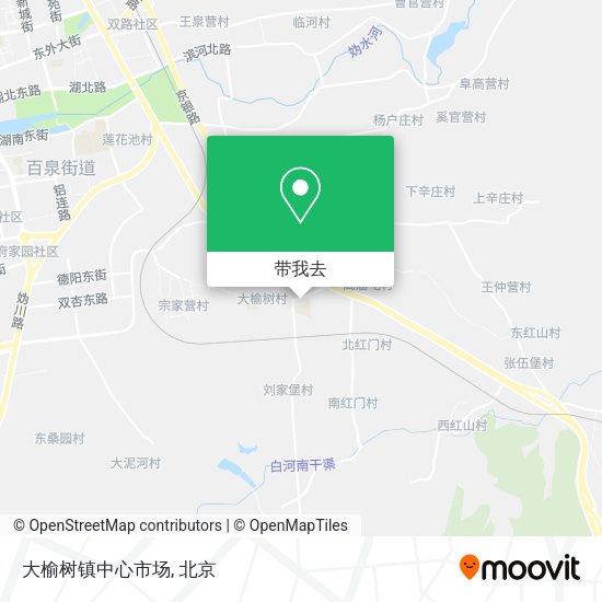大榆树镇中心市场地图