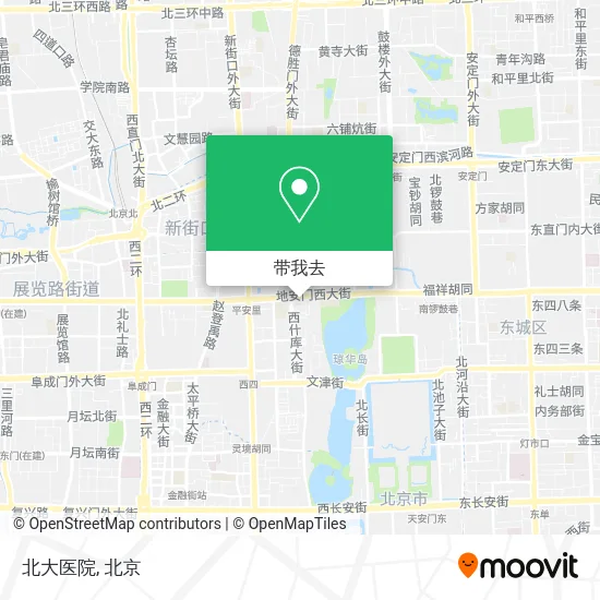 北大医院地图