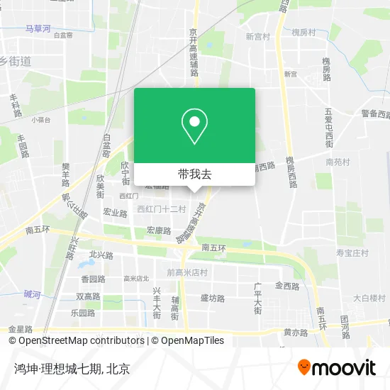 鸿坤·理想城七期地图