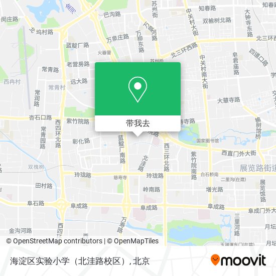 海淀区实验小学（北洼路校区）地图