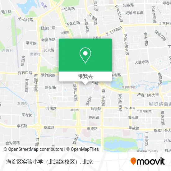 海淀区实验小学（北洼路校区）地图