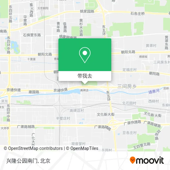 兴隆公园南门地图