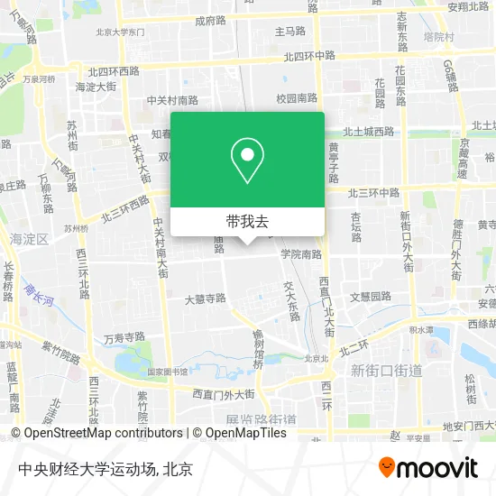 中央财经大学运动场地图
