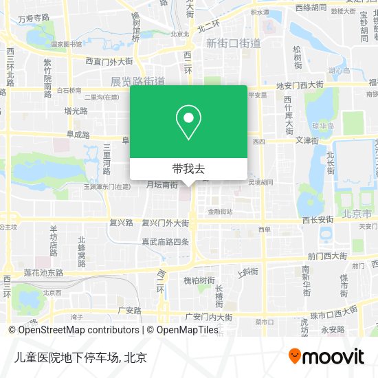 儿童医院地下停车场地图