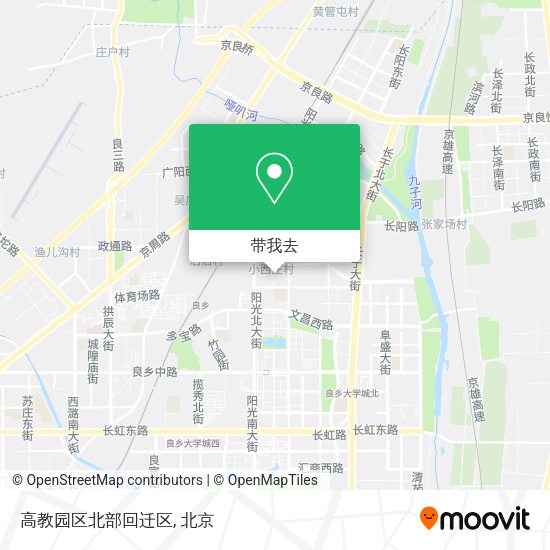 高教园区北部回迁区地图