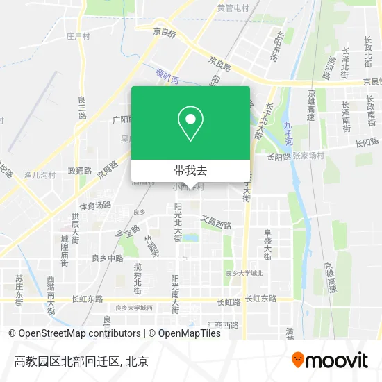 高教园区北部回迁区地图