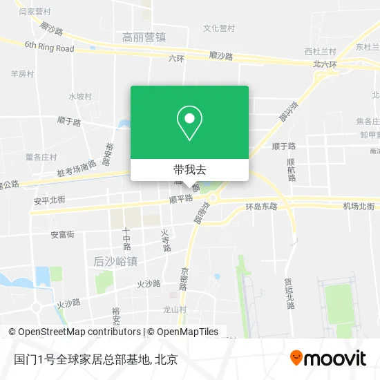 国门1号全球家居总部基地地图