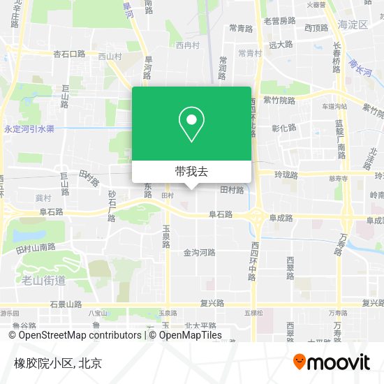 橡胶院小区地图