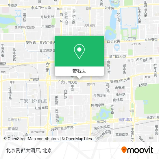 北京贵都大酒店地图