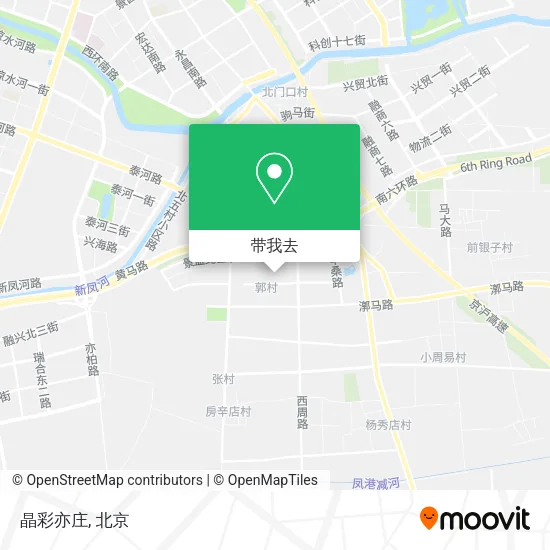 晶彩亦庄地图