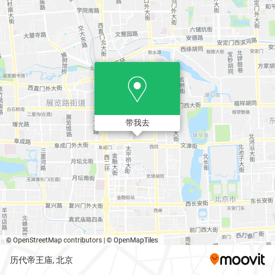 历代帝王庙地图